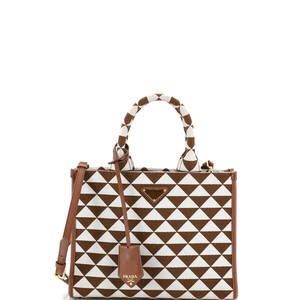 Prada Symbole Shopper Tote Jacquard #241826P22B
